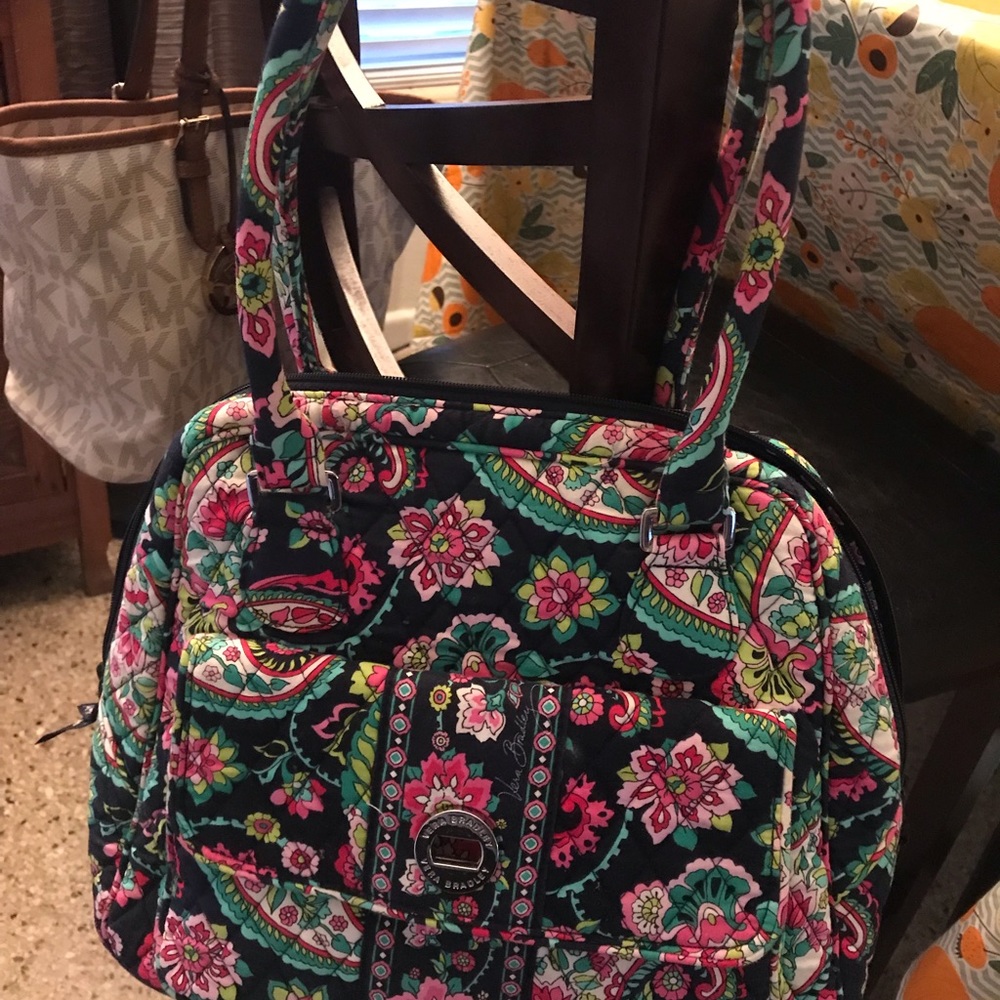 Vera Bradley large tote and large wallet